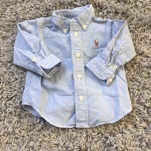 Polo Ralph Lauren Button Up Light Blue Chambray